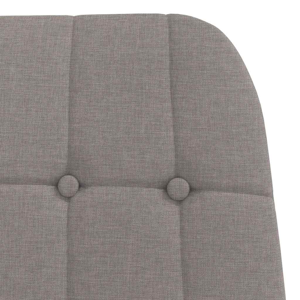 Relaxing chair taupe fabric