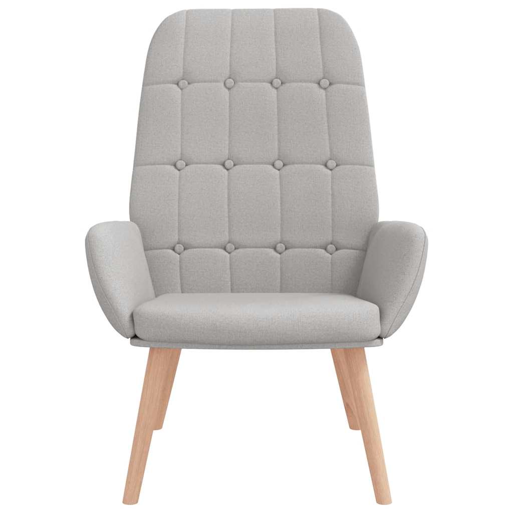 Relaxing chair Cloud gray fabric