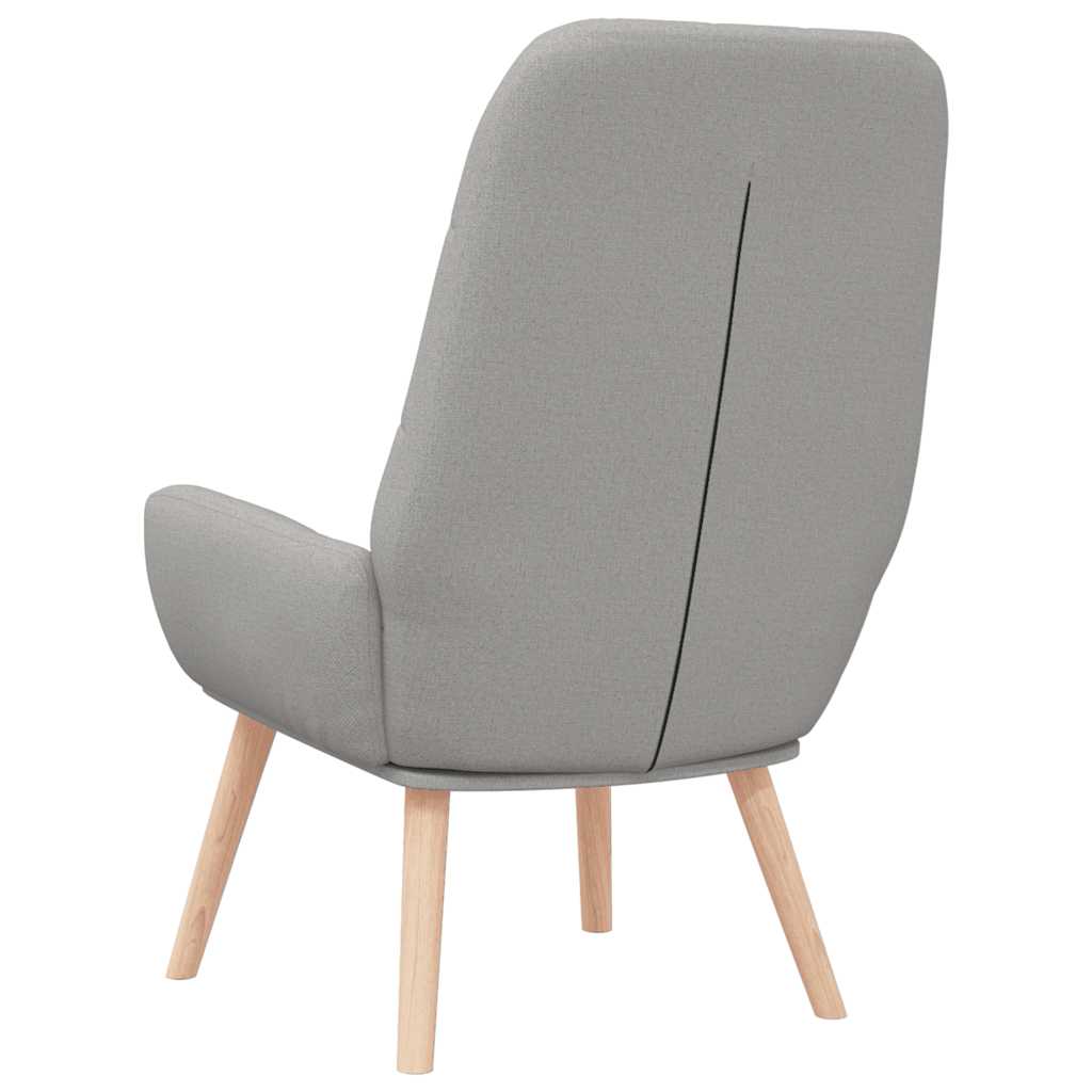 Relaxing chair Cloud gray fabric