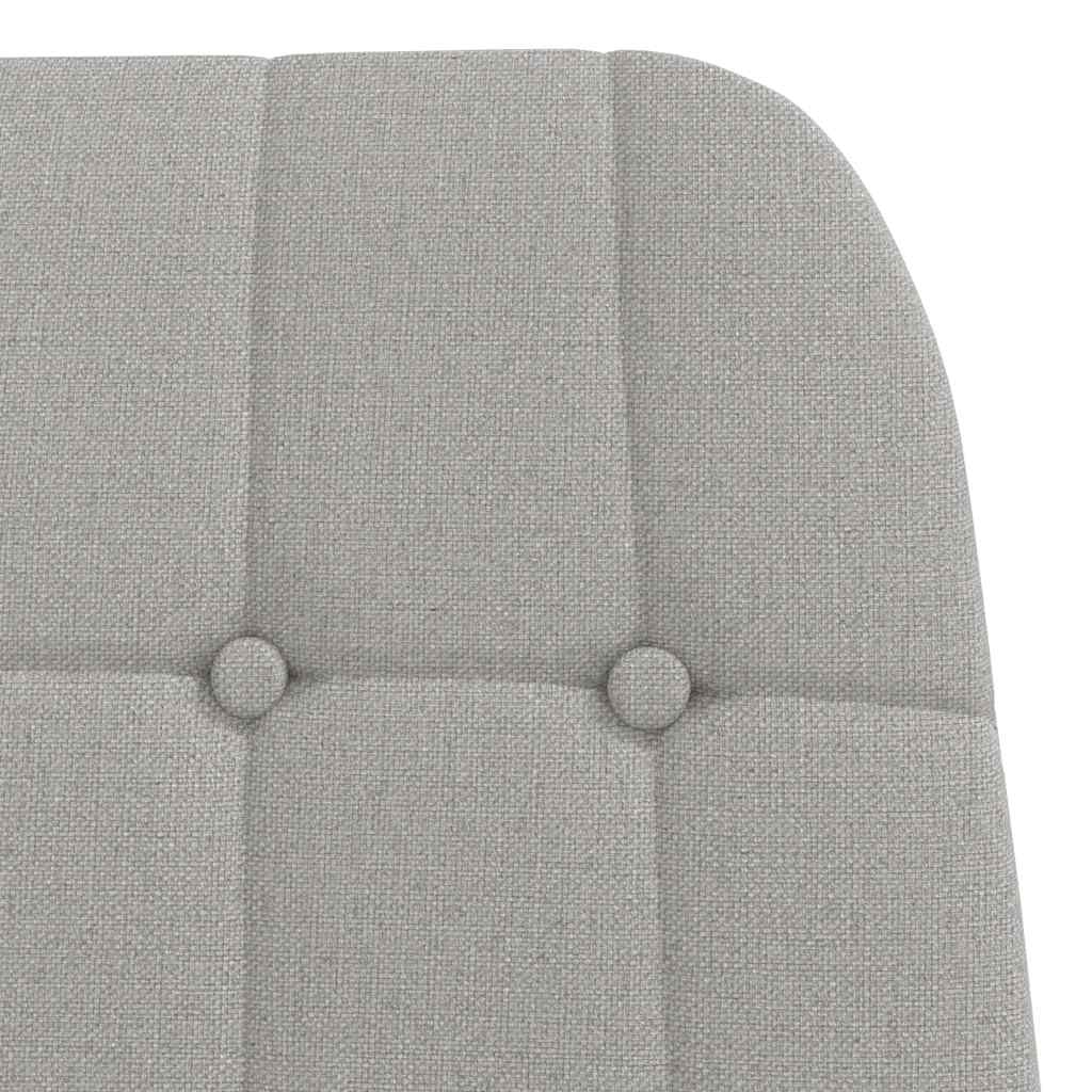 Relaxing chair Cloud gray fabric