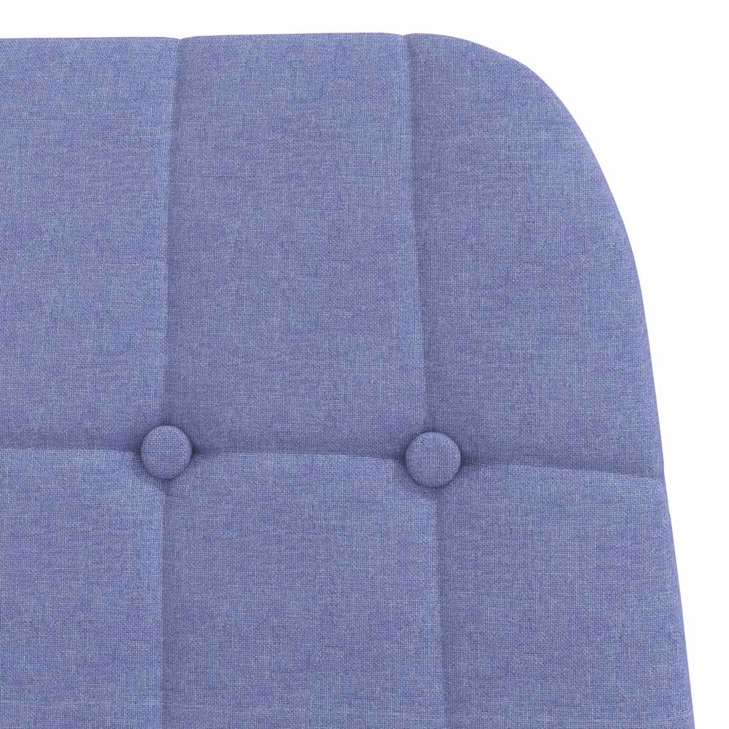 Relaxing chair denim blue fabric