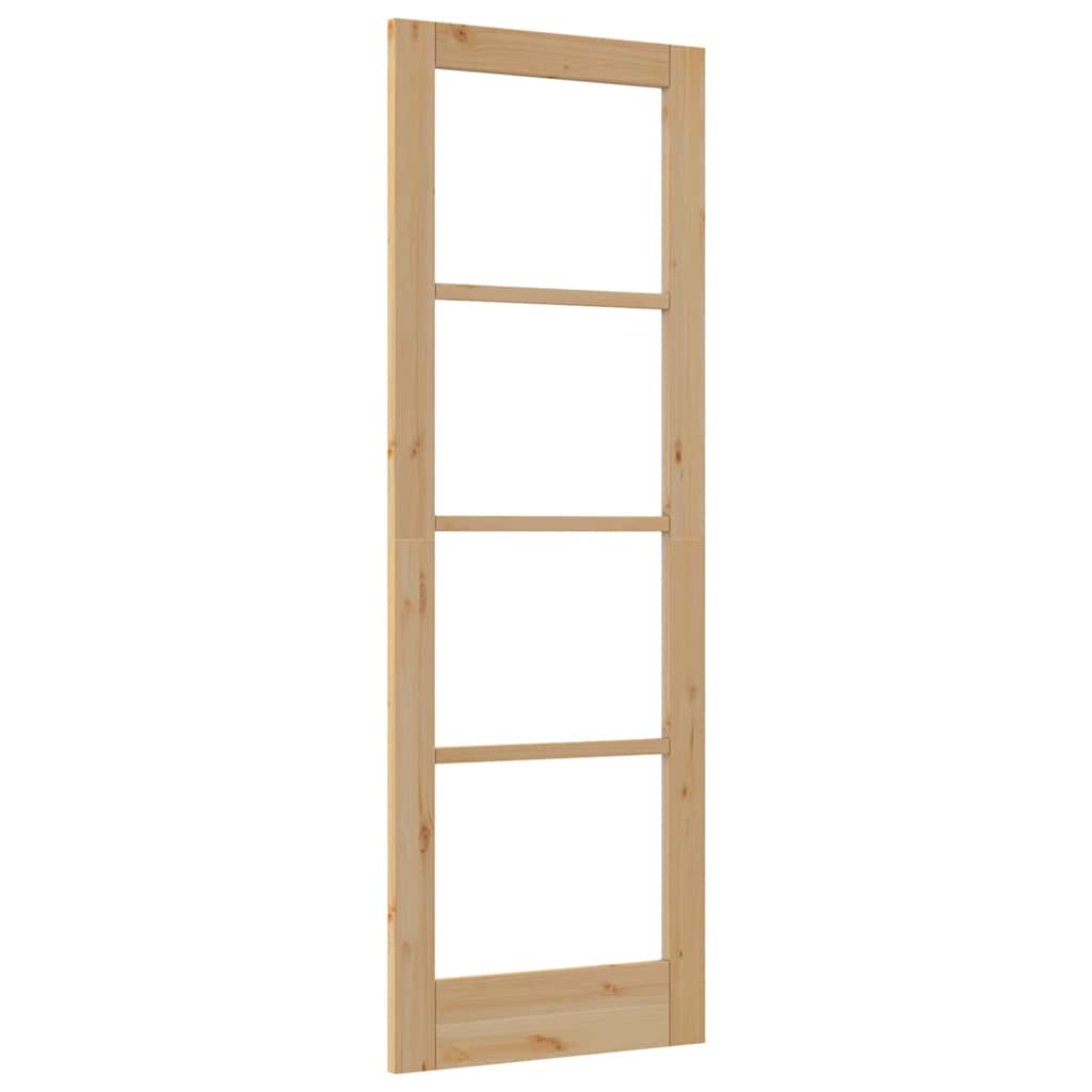 Innend Tür mit Glas Braun 73,5 x 211 cm