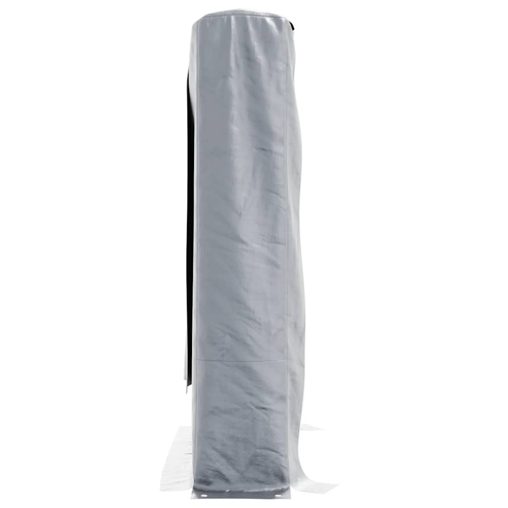 Firewood rack with rain protection 100x25x150 cm Galvanized steel