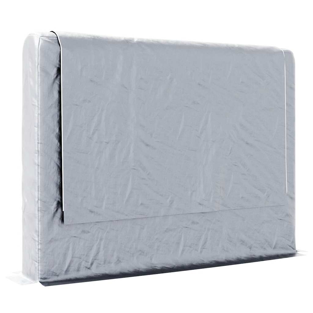 Brennholzregal mit Regenschutz 200x25x150 cm Verzinkter Stahl