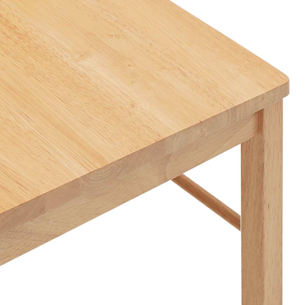 Dining room chairs 2 pcs. Solid wood rubber tree