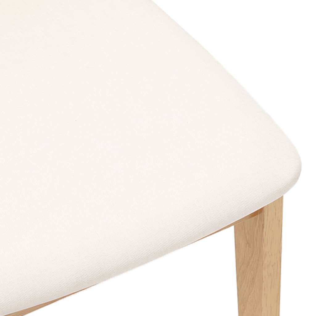 Esszimmerstühle mit Kissen 2 Stk. Massivholz Gummibaum