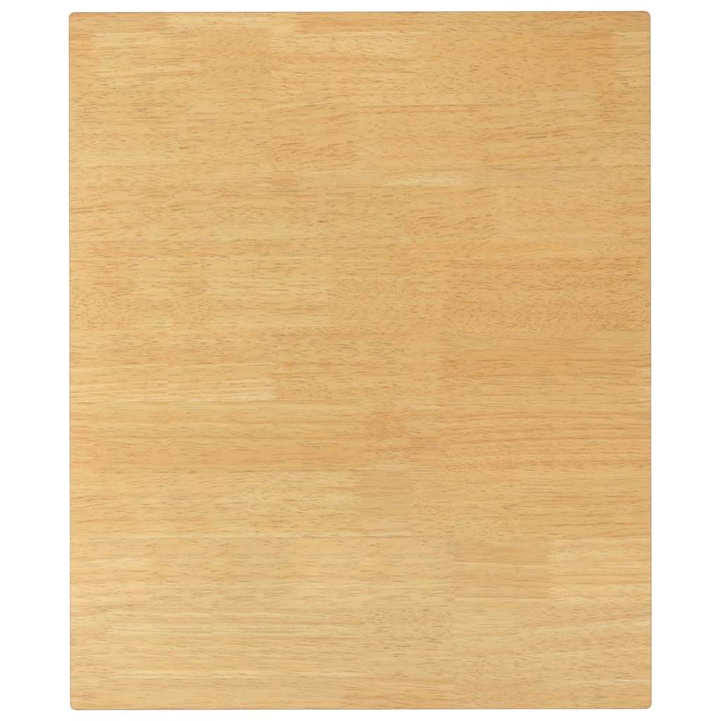 Dining Table White Solid Wood Rubberwood