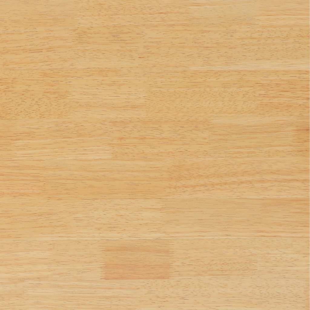 Barhocker 2 Stk. Weiß Massivholz Gummibaum