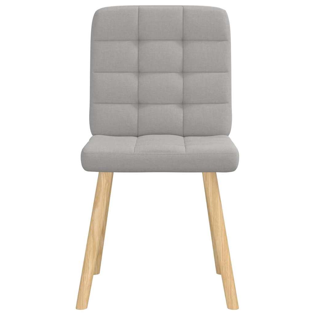 Dining chairs 4 pcs. Cloud grey fabric
