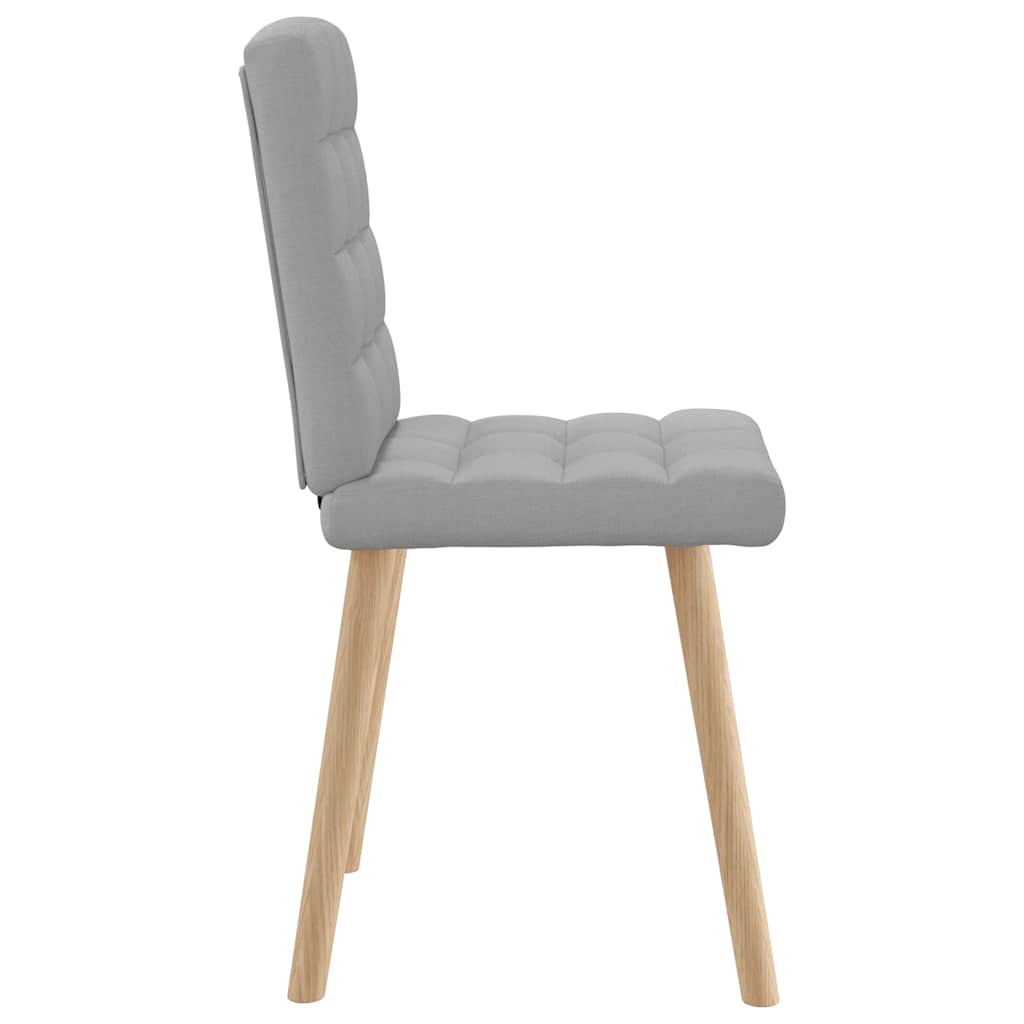 Dining chairs 4 pcs. Cloud grey fabric