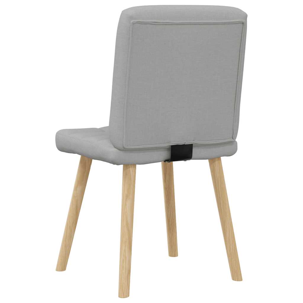 Dining chairs 4 pcs. Cloud grey fabric
