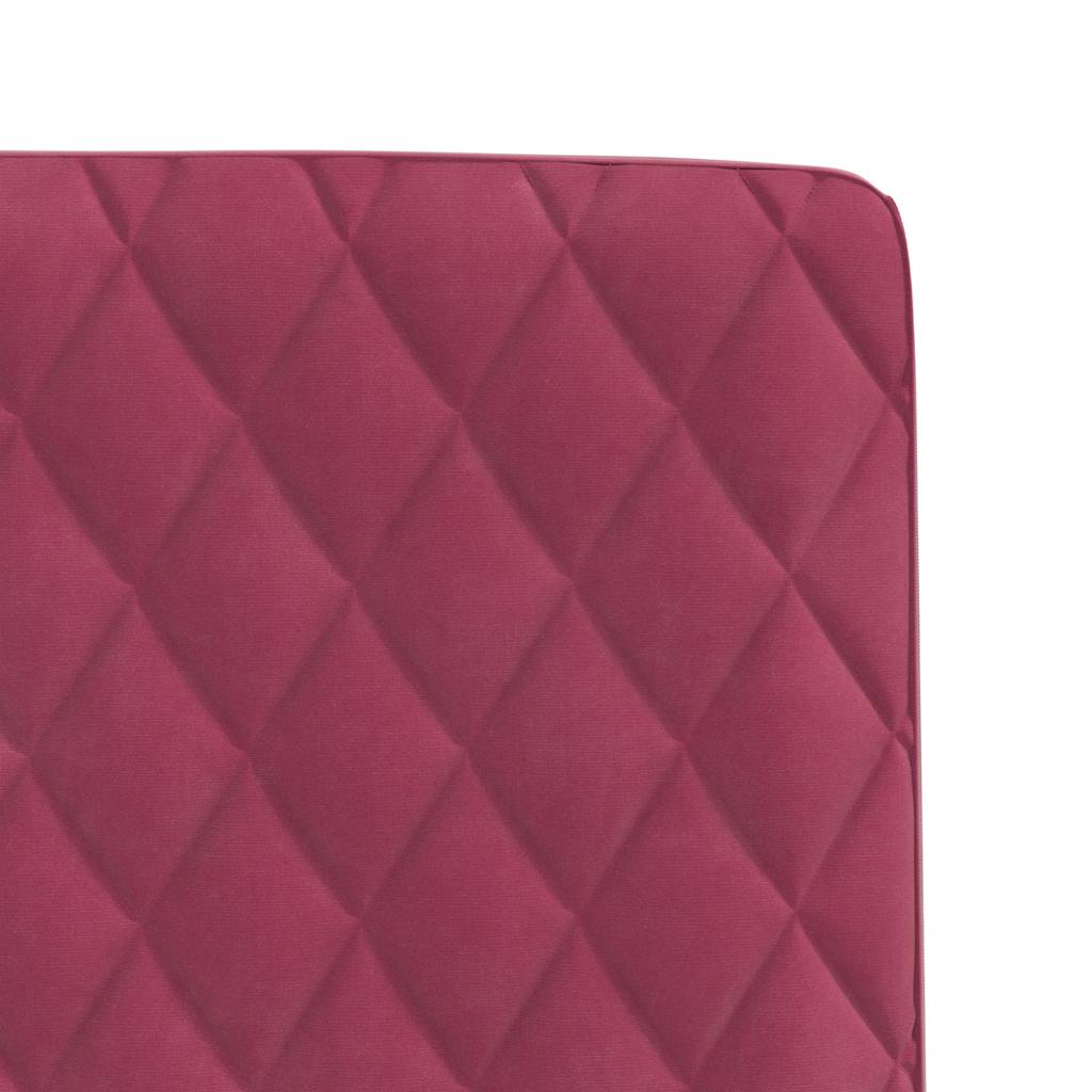 Dining chairs 4 pcs. Wine red velvet