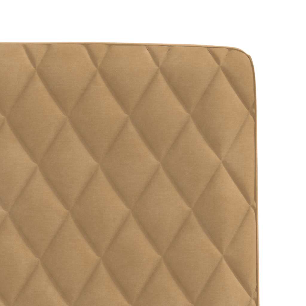 Dining chairs 4 pcs. Brown velvet