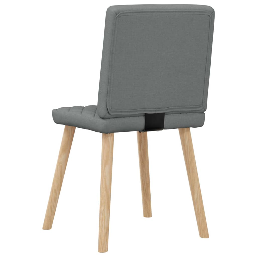 Dining chairs 4 pcs. Dark grey fabric