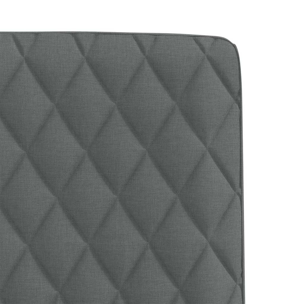 Dining chairs 4 pcs. Dark grey fabric