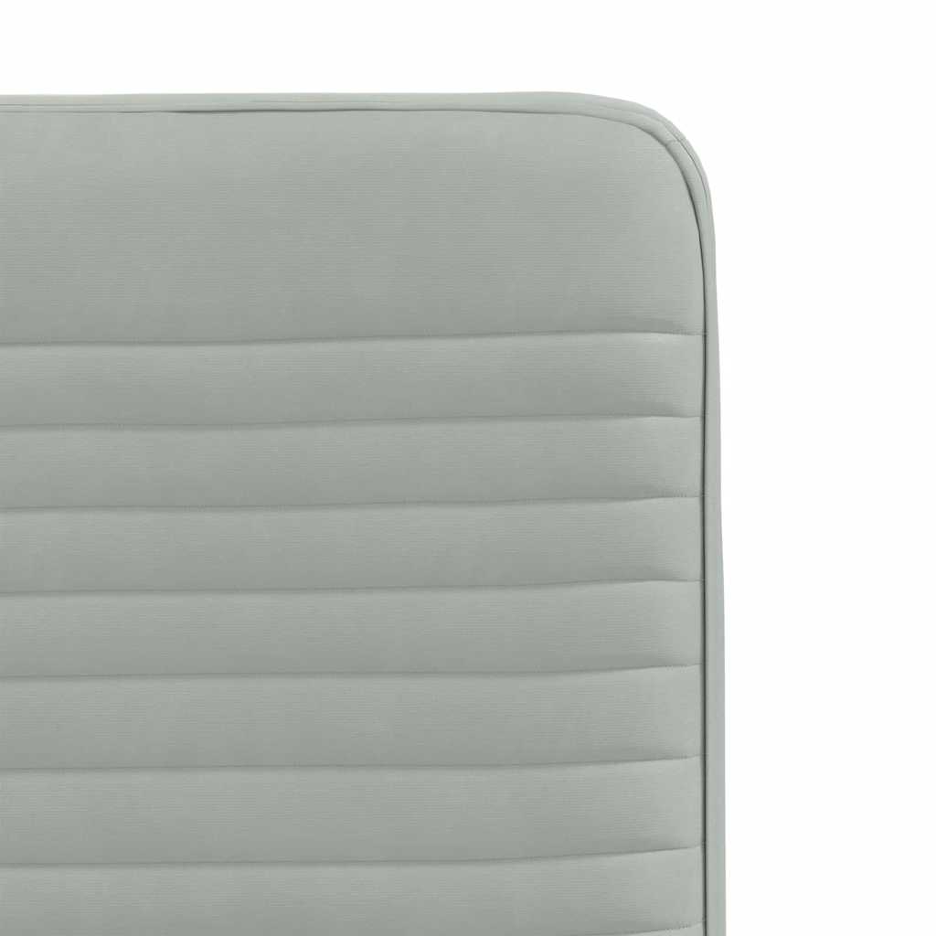 Dining chairs 4 pcs. Light grey velvet