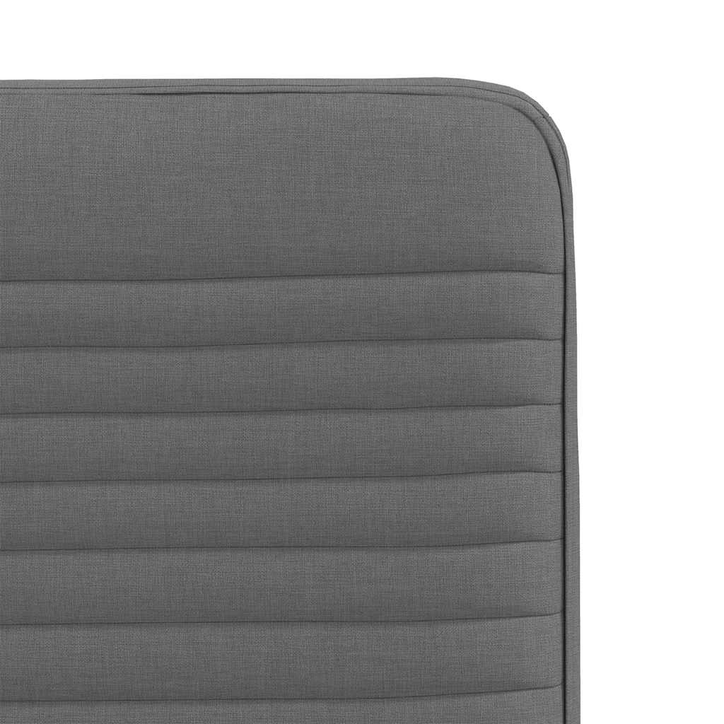 Dining chairs 4 pcs. Dark grey fabric