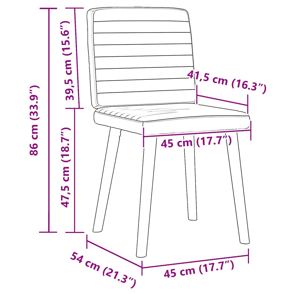 Esszimmerstühle 4 Stk. Schwarz Stoff