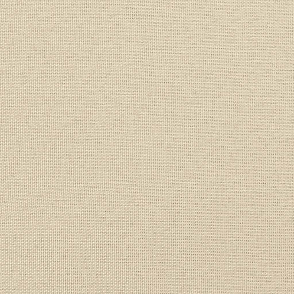 Esszimmerstühle 4 Stk. Creme Stoff