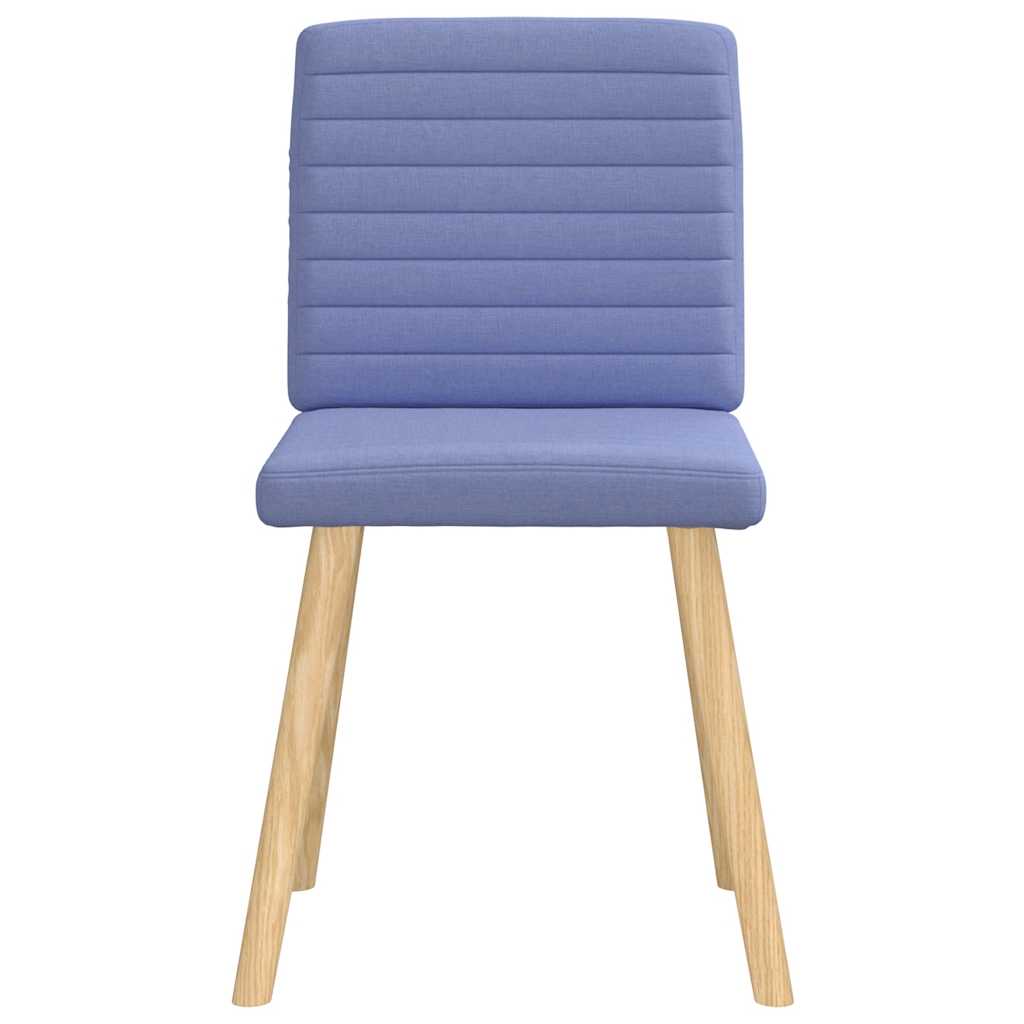 Esszimmerstühle 4 Stk. Jeansblau Stoff
