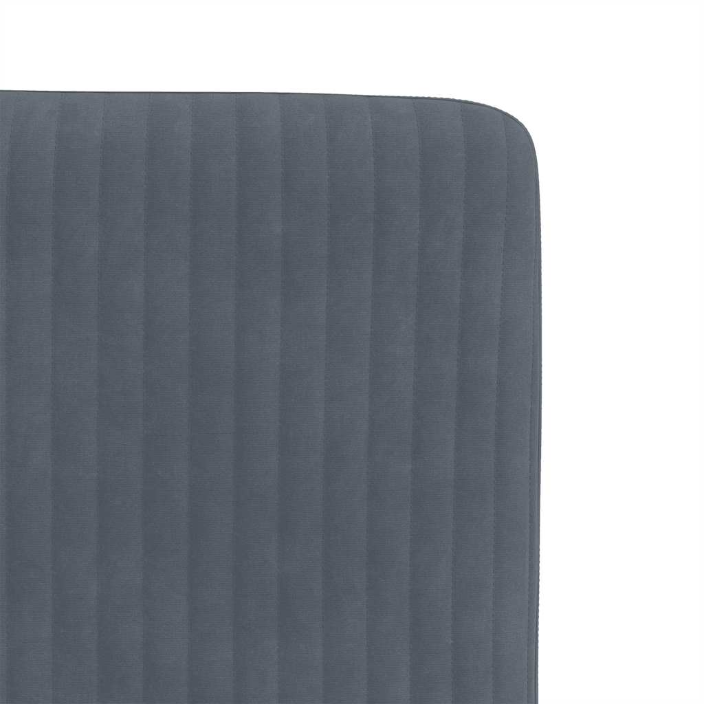 Dining chairs 4 pcs. Dark grey velvet