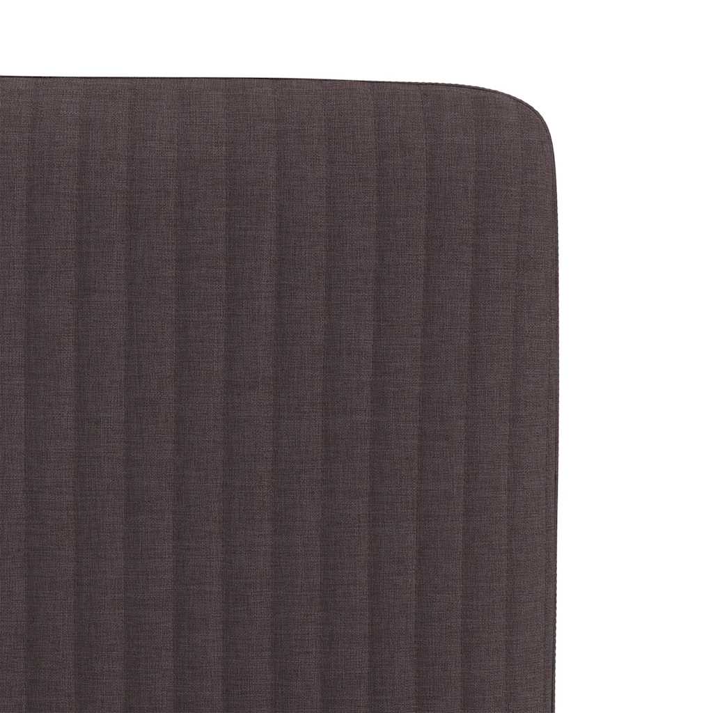 Dining chairs 4 pcs. Dark brown fabric