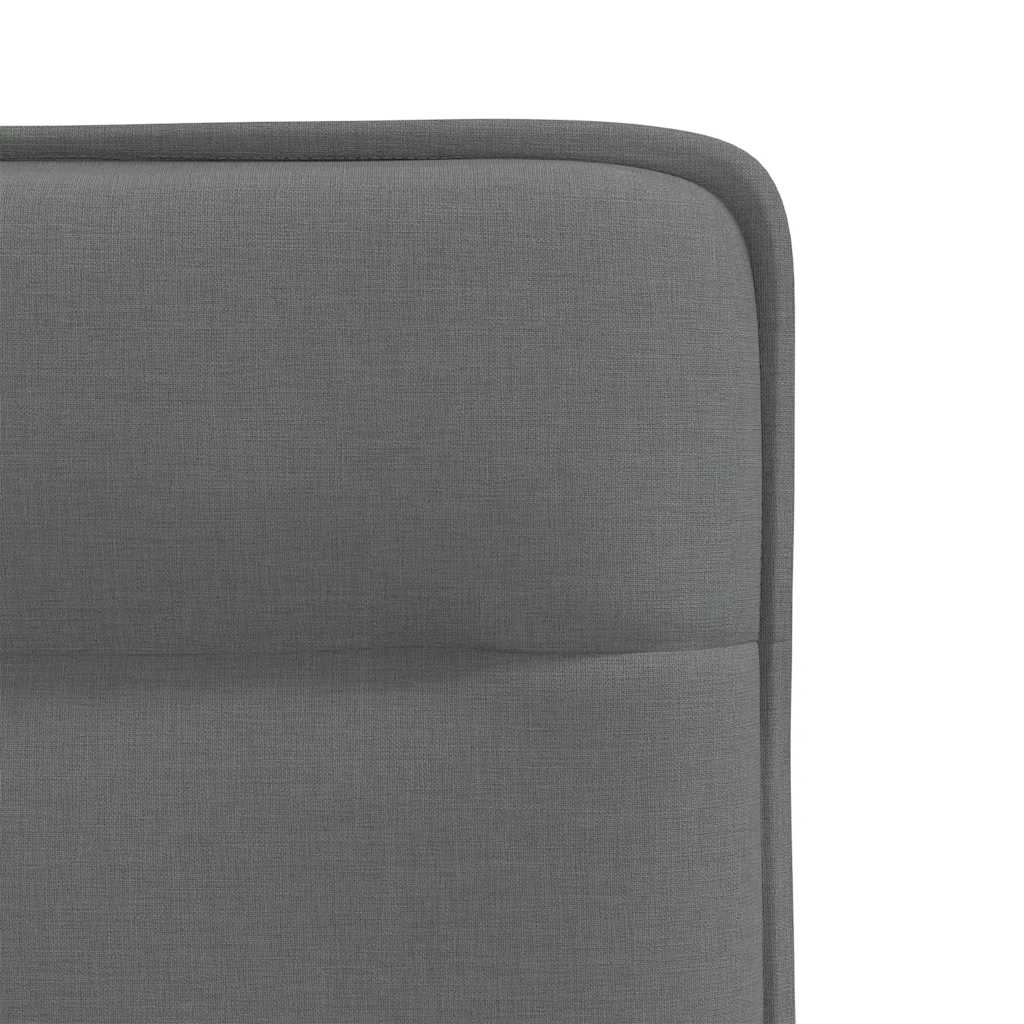 Dining chairs 4 pcs. Dark grey fabric