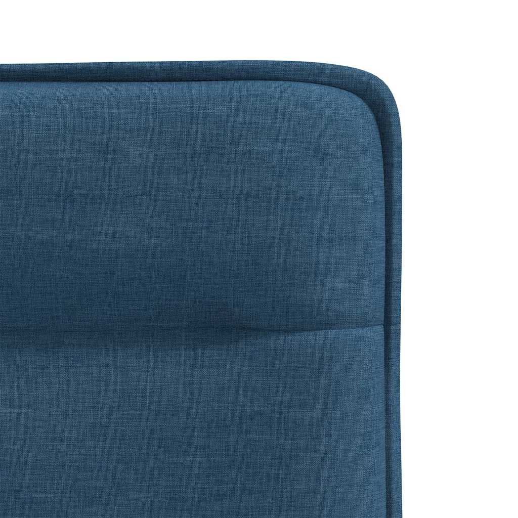 Dining chairs 4 pcs. Blue fabric
