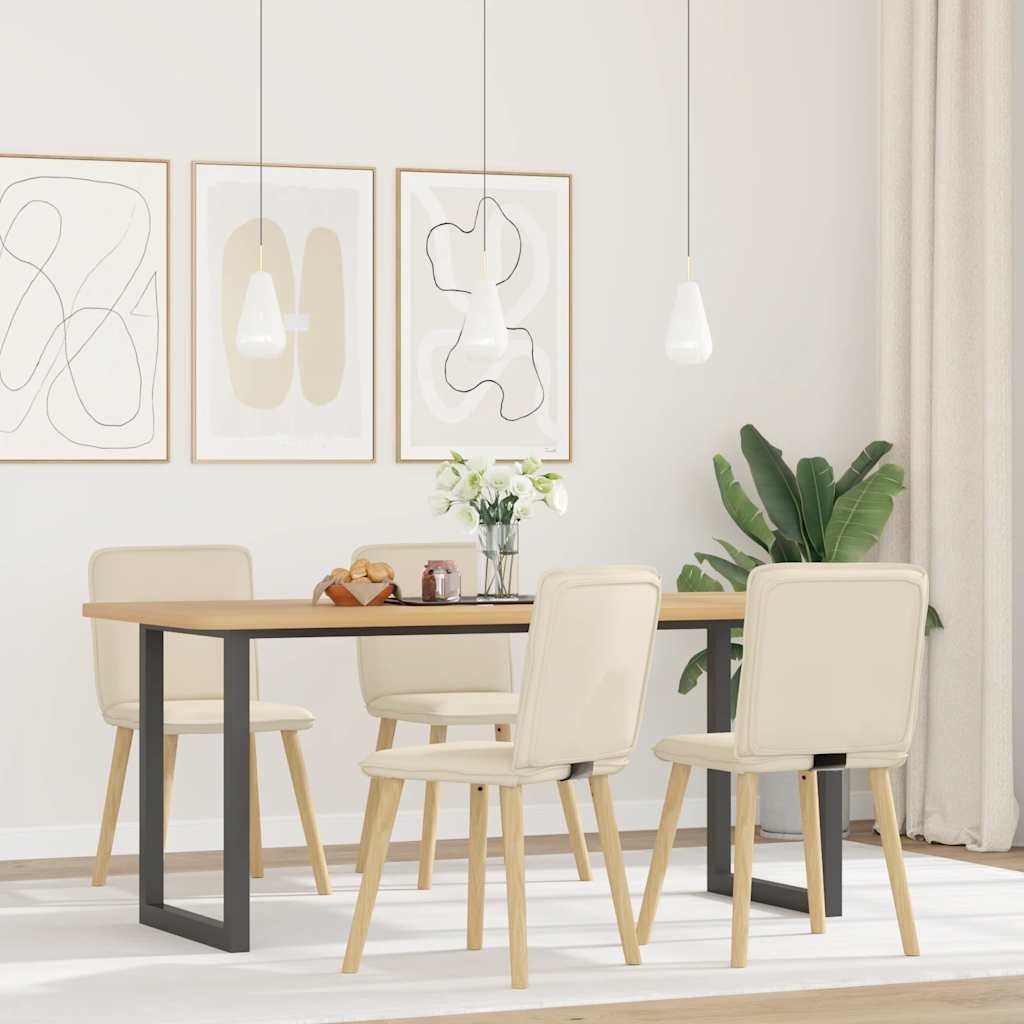 Dining chairs 4 pcs. Linen