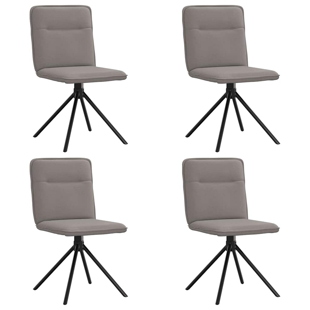Dining chairs 4 pcs. Taupe fabric