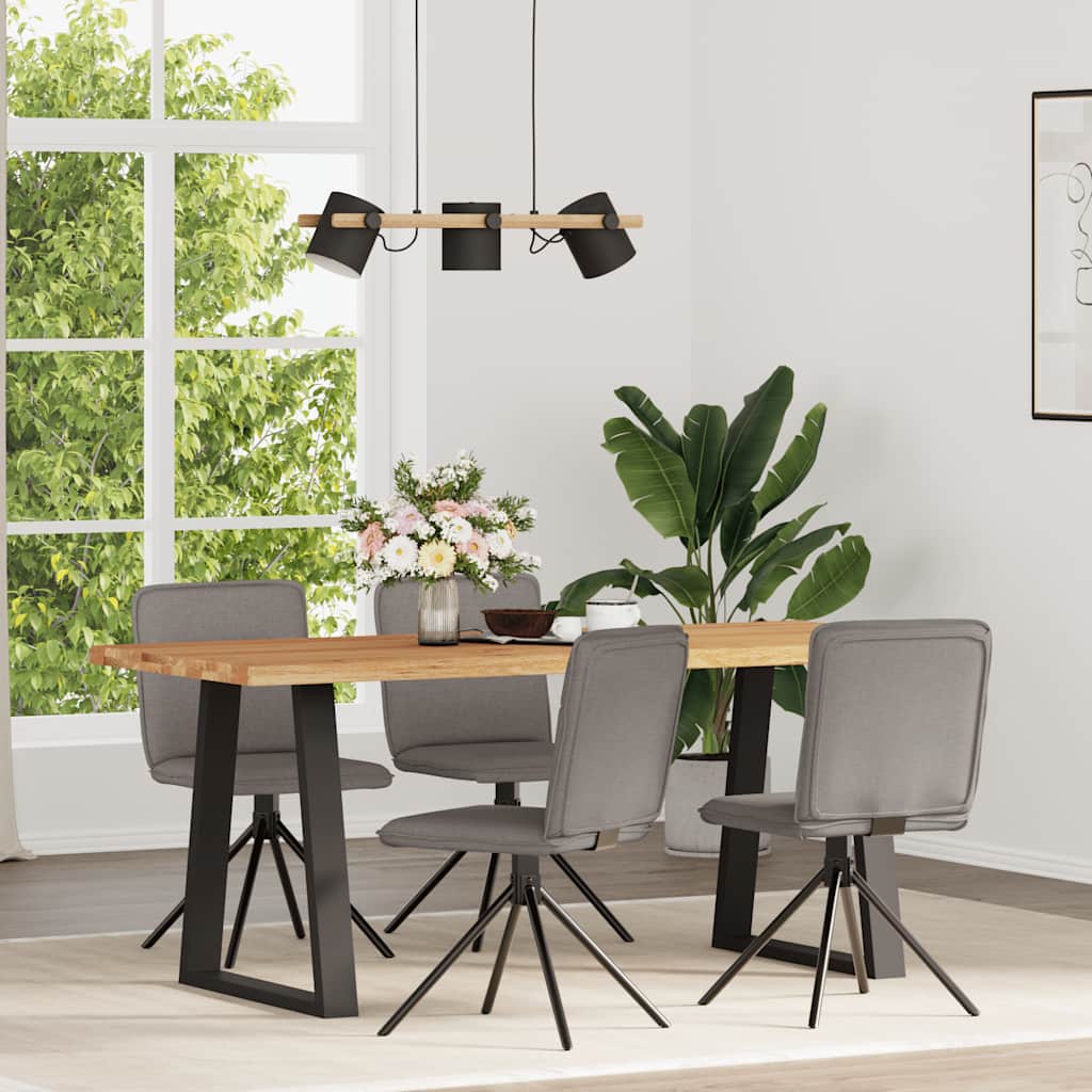 Dining chairs 4 pcs. Taupe fabric