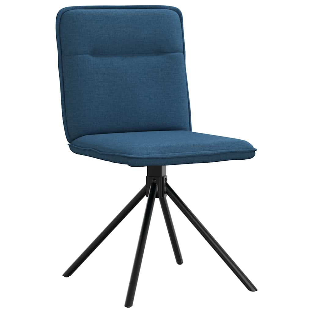 Esszimmerstühle 4 Stk. Blau Stoff