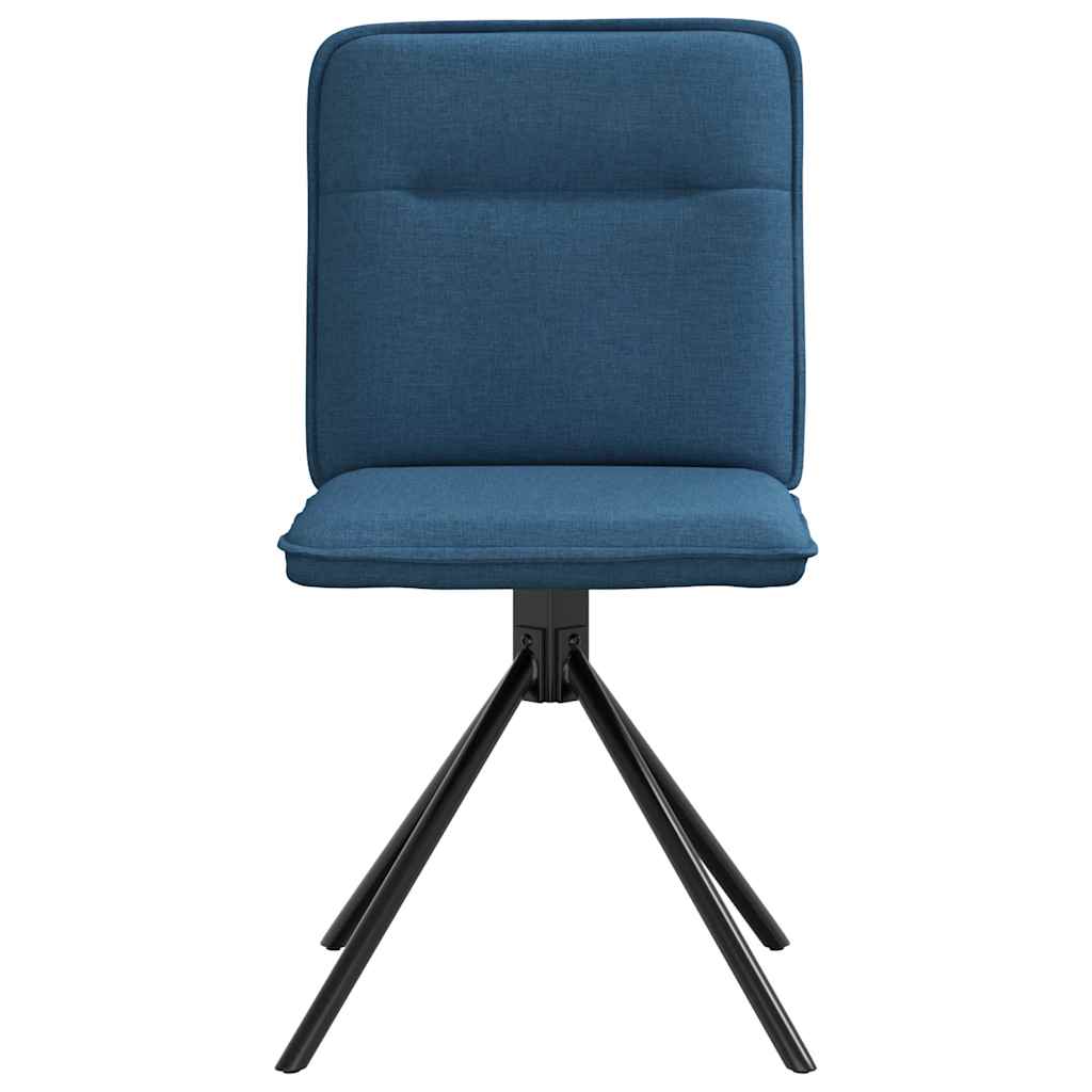 Esszimmerstühle 4 Stk. Blau Stoff