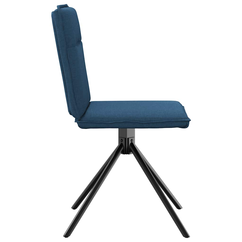 Esszimmerstühle 4 Stk. Blau Stoff