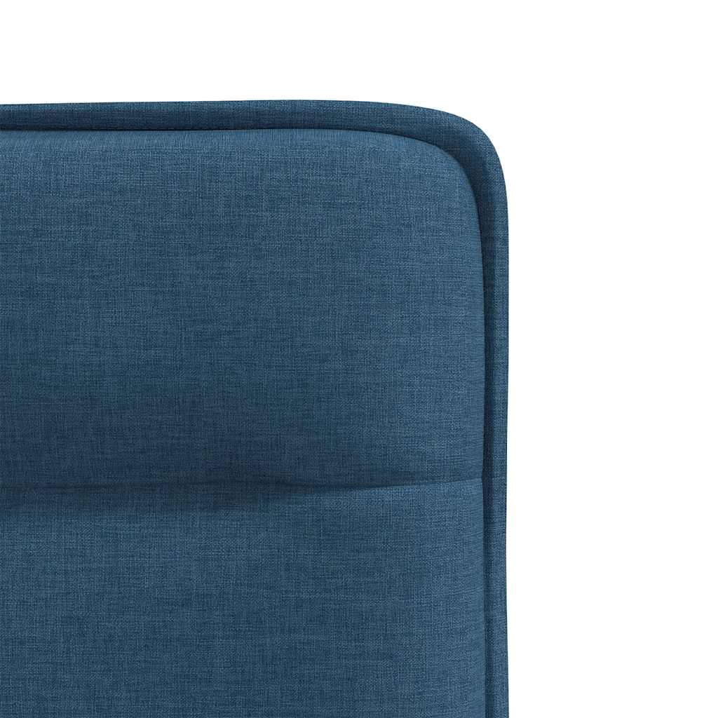 Esszimmerstühle 4 Stk. Blau Stoff