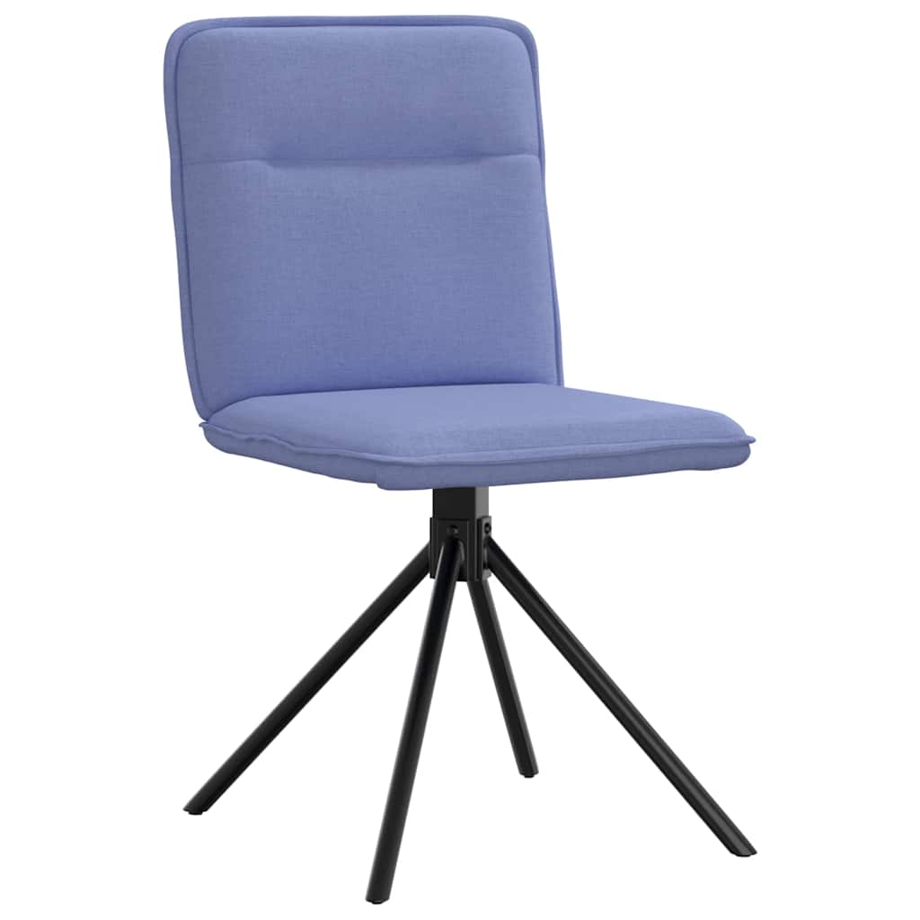 Dining chairs 4 pcs. Denim blue fabric