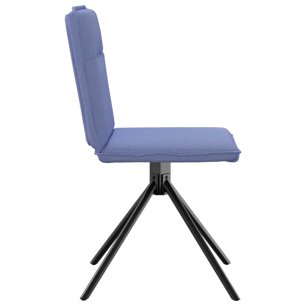 Dining chairs 4 pcs. Denim blue fabric