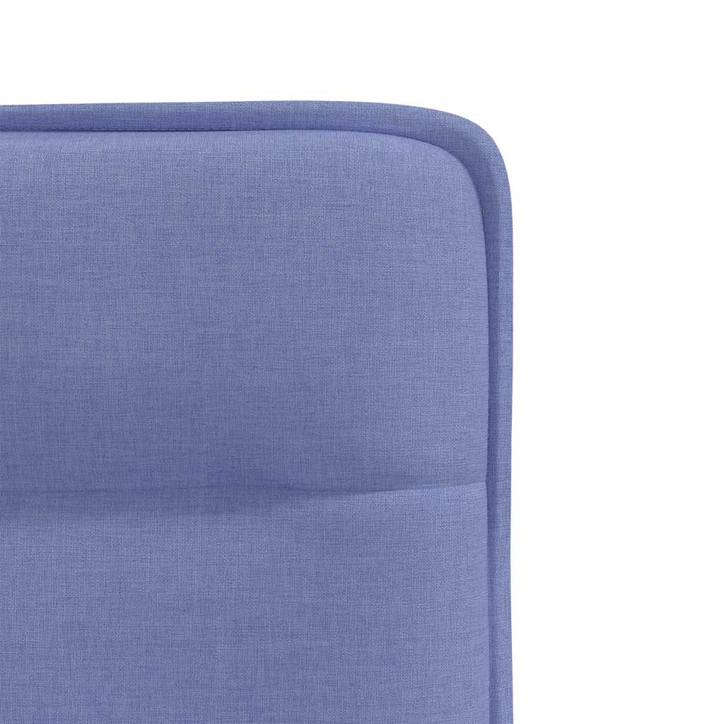 Dining chairs 4 pcs. Denim blue fabric