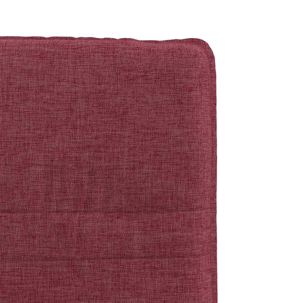 Dining chairs 4 pcs. Wine red fabric