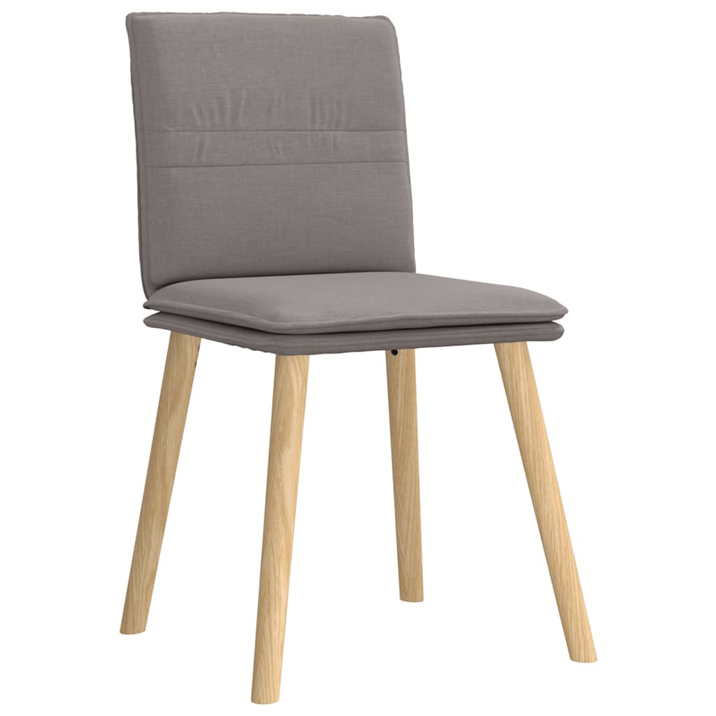 Dining chairs 4 pcs. Taupe fabric