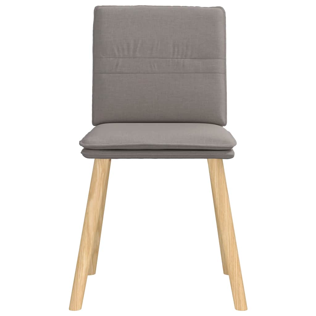 Dining chairs 4 pcs. Taupe fabric