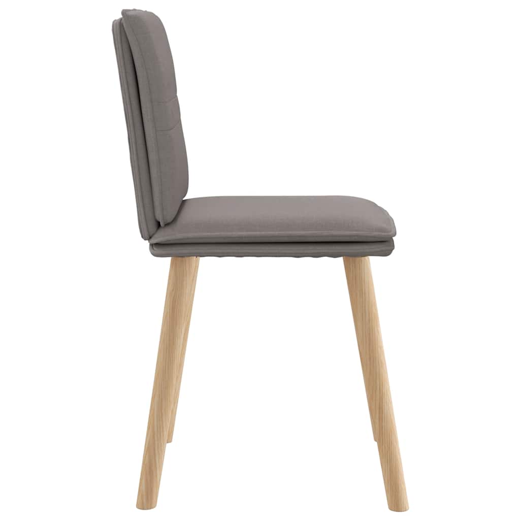 Dining chairs 4 pcs. Taupe fabric