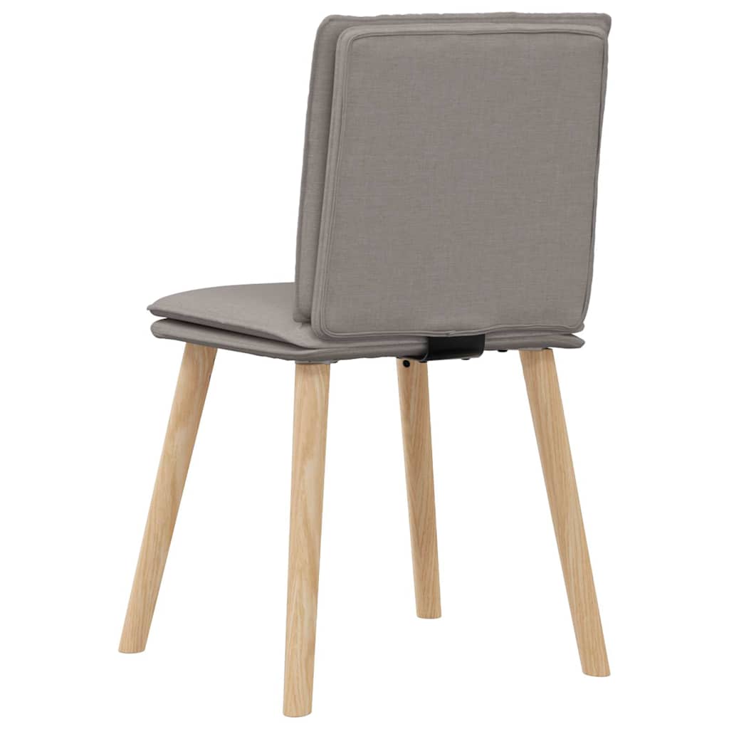 Dining chairs 4 pcs. Taupe fabric