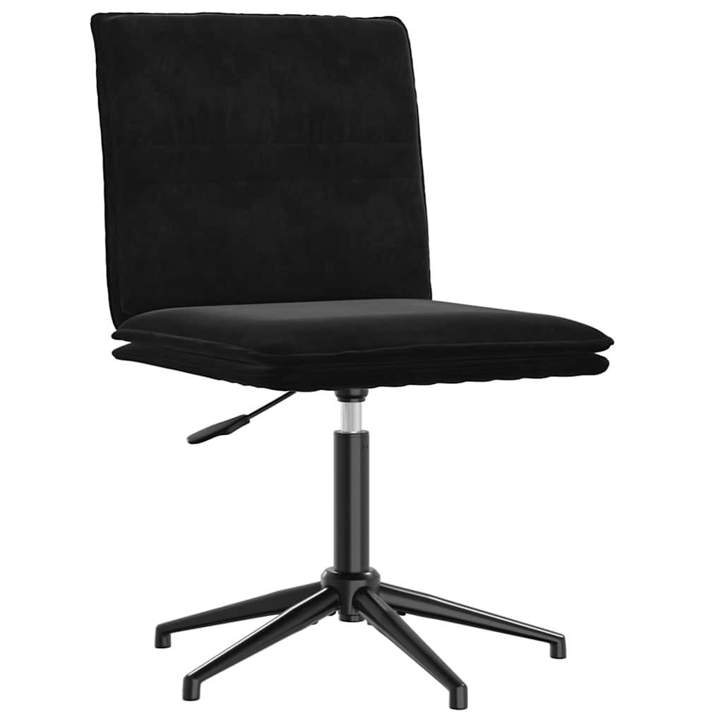 Esszimmerstühle 2 Stk. Schwarz Samt