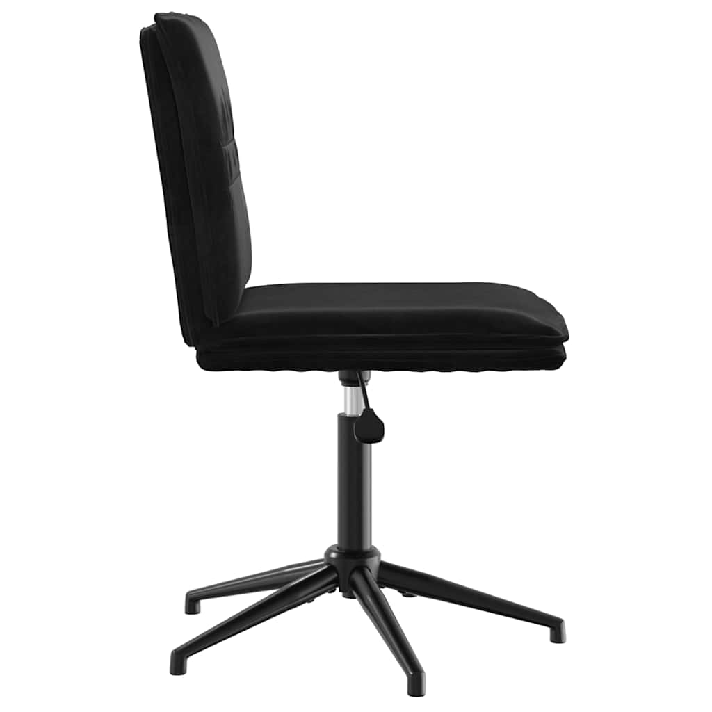 Esszimmerstühle 2 Stk. Schwarz Samt