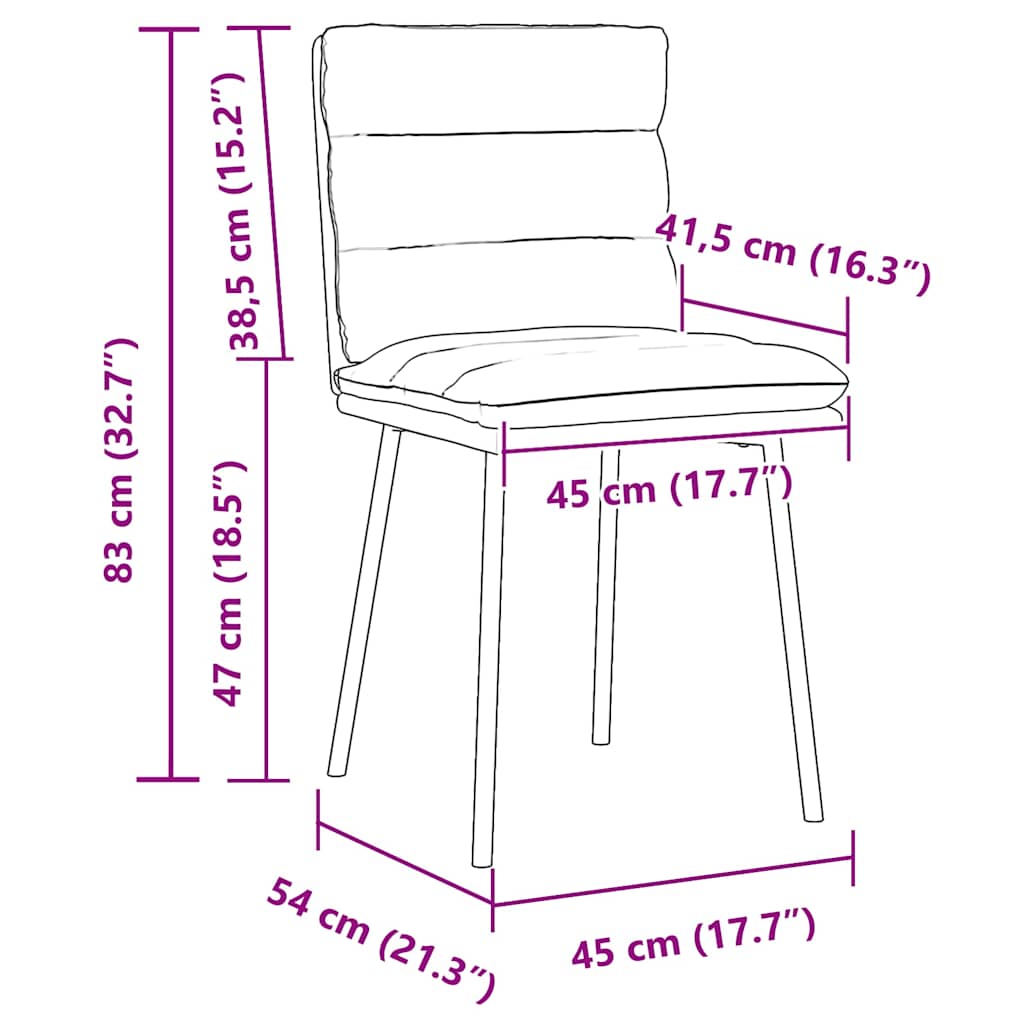 Dining chairs 4 pcs. Wine red velvet