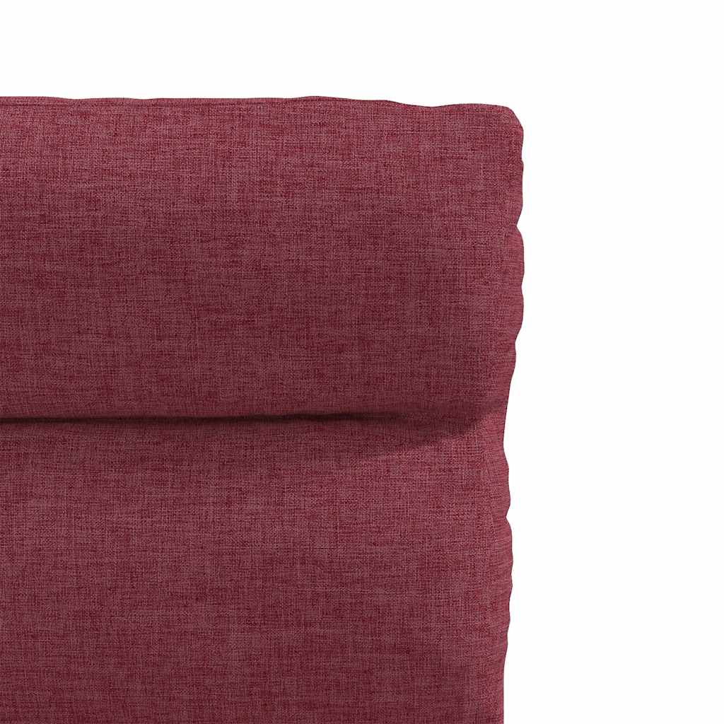 Dining chairs 4 pcs. Wine red fabric