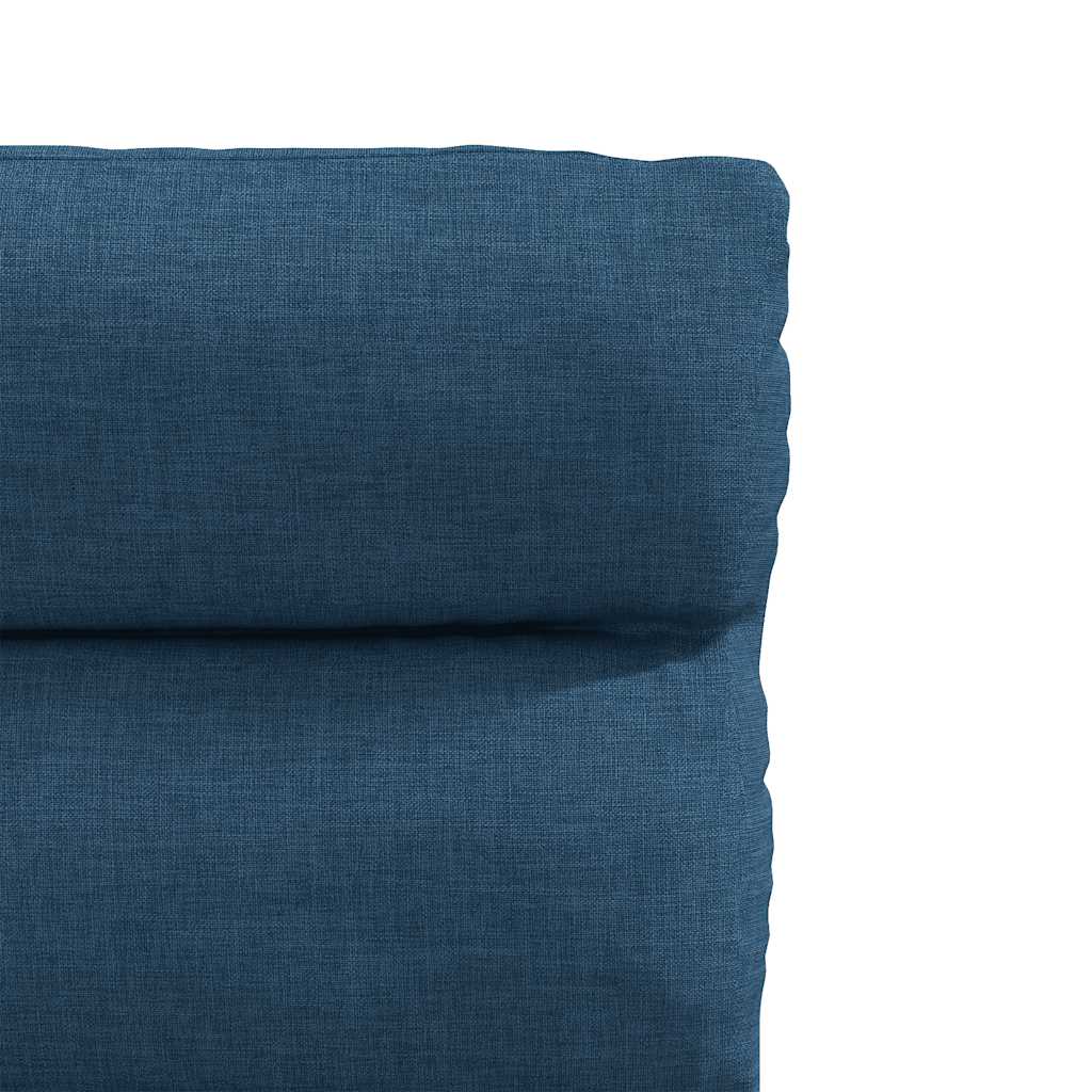 Esszimmerstühle 4 Stk. Blau Stoff