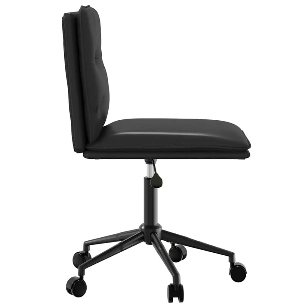 Esszimmerstühle 2 Stk. Schwarz Kunstleder