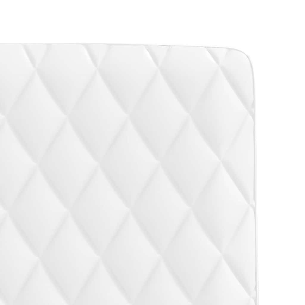 Dining chairs 6 pcs. White faux leather